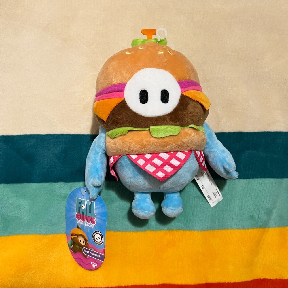 Fall Guys -Ultimate Knockout- Tasty Burger 🍔NWT🍔